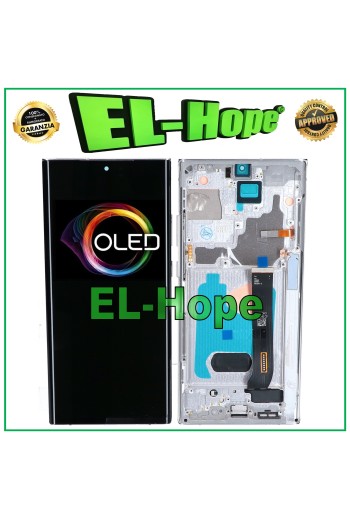 OLED-RAHMEN + TOUCH-LCD-DISPLAY FÜR SAMSUNG GALAXY NOTE 20 ULTRA N985 N986 WEISS