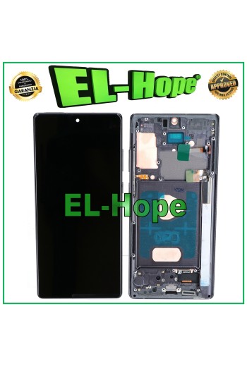 TFT-RAHMENDISPLAY FÜR SAMSUNG GALAXY NOTE 20 SM-N980 N981 TOUCH LCD GLAS GRAU
