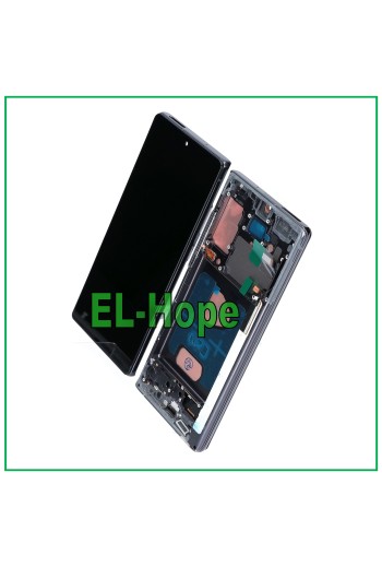TFT-RAHMENDISPLAY FÜR SAMSUNG GALAXY NOTE 20 SM-N980 N981 TOUCH LCD GLAS GRAU
