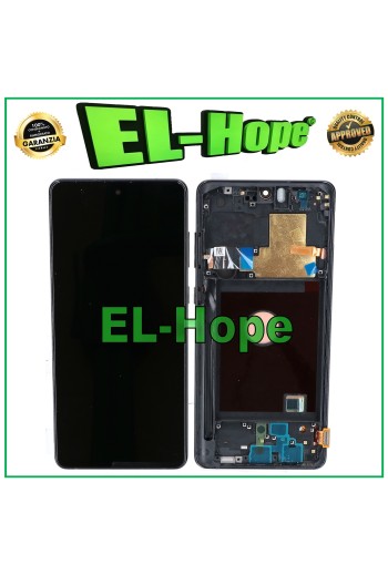OLED-RAHMEN + TOUCH-LCD-DISPLAY FÜR SAMSUNG GALAXY NOTE 10 LITE SM-N770 SCHWARZ
