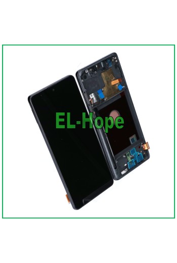 OLED-RAHMEN + TOUCH-LCD-DISPLAY FÜR SAMSUNG GALAXY NOTE 10 LITE SM-N770 SCHWARZ