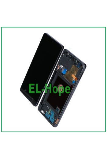OLED-RAHMEN + TOUCH-LCD-DISPLAY FÜR SAMSUNG GALAXY NOTE 10 LITE SM-N770 SCHWARZ