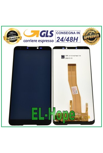 LCD-DISPLAY FÜR WIKO Y70 4G TOUCHSCREEN GLASMONITORBILDSCHIRM MONTIERTE SCHWARZ