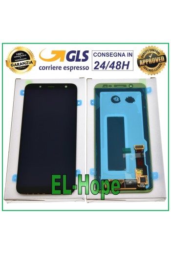 ORIGINAL LCD-DISPLAY SAMSUNG GALAXY J6 2018 SM J600F N TOUCHSCREEN SCHWARZES GLAS