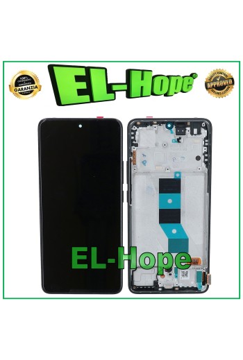 OLED LCD DISPLAYRAHMEN FÜR XIAOMI REDMI NOTE 14 5G 24094RAD4G TOUCHSCREEN SCHWARZ