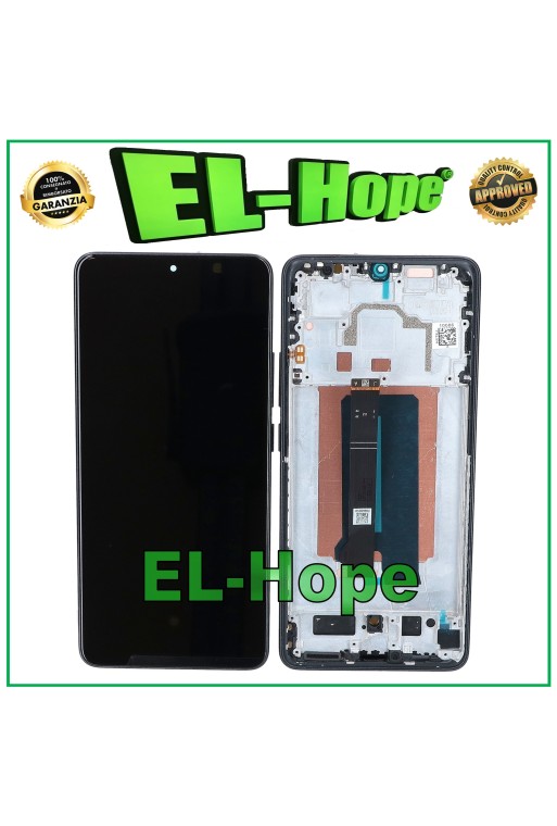 OLED-DISPLAY FÜR XIAOMI POCO X6 PRO 5G 2311DRK48I LCD TOUCH GLASRAHMEN SCHWARZ