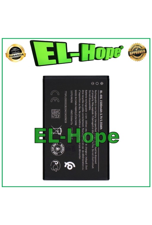 AKKU BL-4XL FÜR NOKIA 6300 8000 TA-1286 1287 1291 1500 mAh GLEICH ORIGINAL