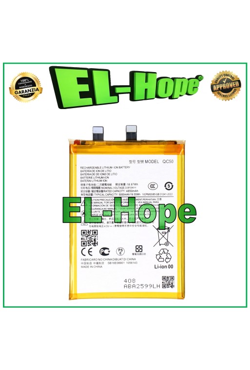 QC50 AKKU FÜR MOTOROLA MOTO EDGE 50 FUSION 5000 mAh GLEICH ORIGINAL