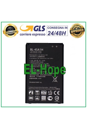 AKKU BL-45A1H FÜR LG K10 K420 K420N K430 K430DS K450 2300 mAh GLEICH ORIGINAL