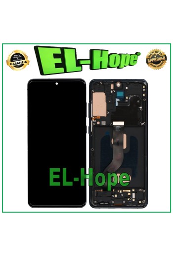 TFT-RAHMEN-LCD-DISPLAY FÜR SAMSUNG GALAXY S20+ PLUS SM-G985 G986 TOUCH SCHWARZES GLAS