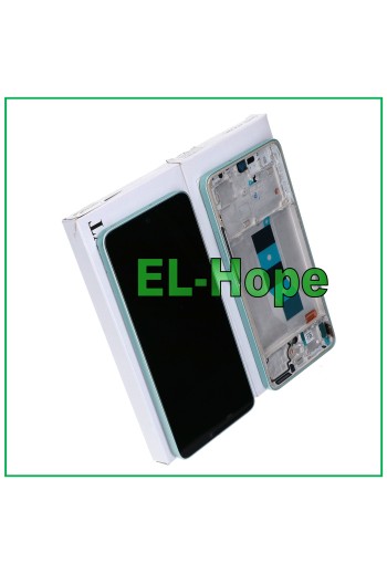 TOUCH-DISPLAY + ORIGINALRAHMEN SERVICE XIAOMI REDMI NOTE 14 5G 24094RAD4G BLAU