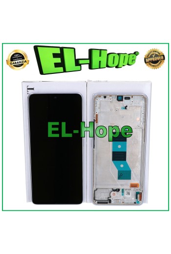 TOUCH-RAHMEN-DISPLAY ORIGINALSERVICE XIAOMI REDMI NOTE 14 5G 24094RAD4G LILA