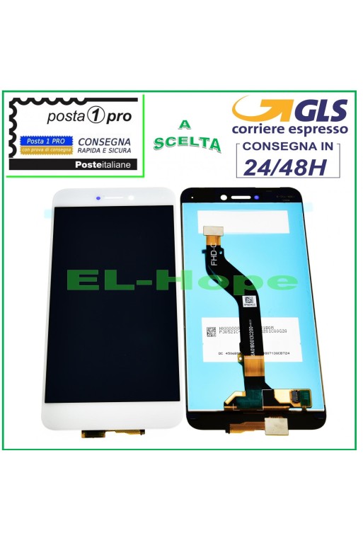 LCD-DISPLAY FÜR HUAWEI P8 LITE 2017 PRA-LA1 LX1 LX3 TOUCHSCREEN-GLAS WEISS