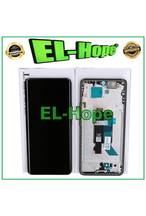 TOUCH-LCD-DISPLAY + ORIGINALRAHMEN XIAOMI REDMI NOTE 14 PRO 5G 24094RA29G SCHWARZ