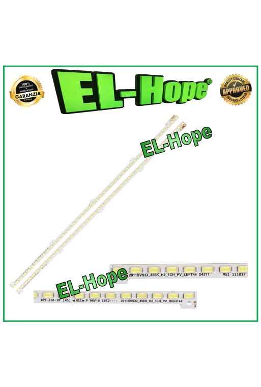 KIT MIT 2 LEISTEN 44 LEDS FÜR 32 -FERNSEHER SAMSUNG 2011SVS32-FHD-5K6K- LINKS / RECHTS UE32D5000