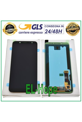 ORIGINAL LCD-DISPLAY SAMSUNG GALAXY A6 2018 SM-A600 SM A600F TOUCHSCREEN SCHWARZ