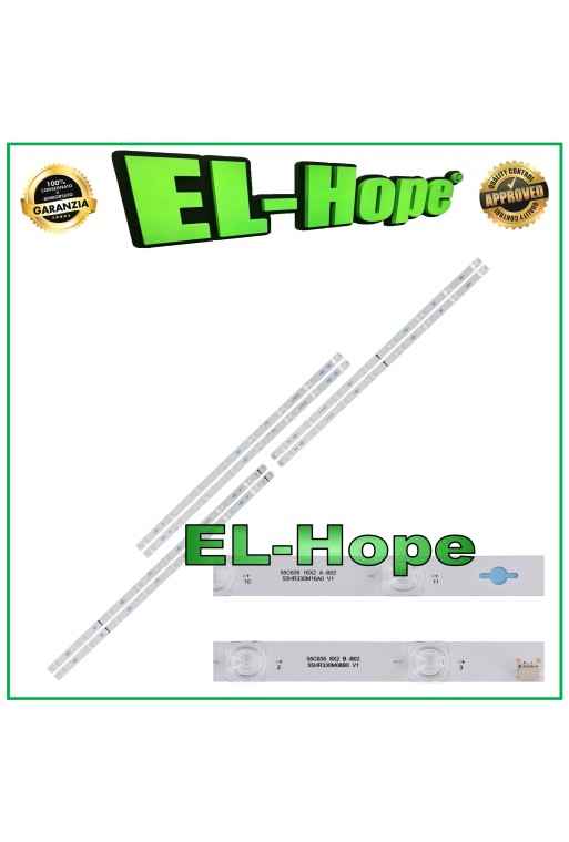 KIT MIT 4 LEISTEN FÜR TCL 55 TV 55C635 A-B02 55HR330M16A0 A1/A2 16X2 55HR330M08B0 8X2