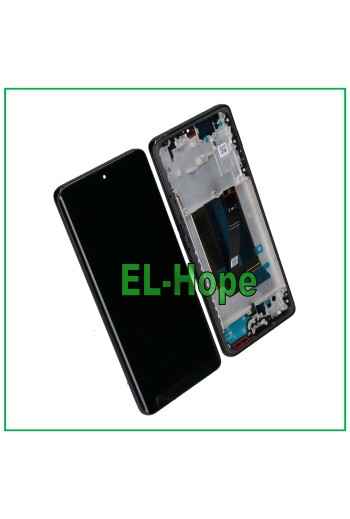 TOUCH OLED RAHMEN LCD DISPLAY FÜR XIAOMI REDMI NOTE 14 PRO+ PLUS 24115RA8EG SCHWARZ