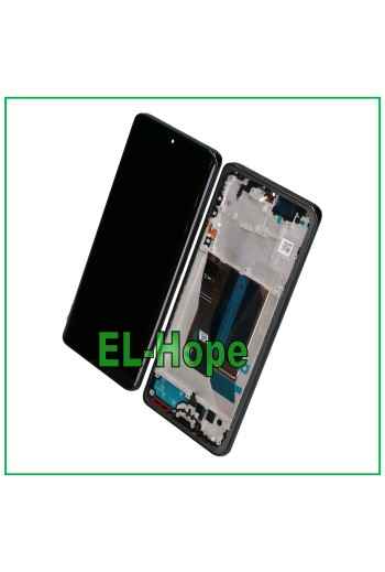 TOUCH OLED RAHMEN LCD DISPLAY FÜR XIAOMI REDMI NOTE 14 PRO+ PLUS 24115RA8EG SCHWARZ