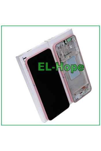 ORIGINAL LCD-RAHMENDISPLAY SAMSUNG GALAXY A26 5G 2025 SM-A266 TOUCHSCREEN ROSA