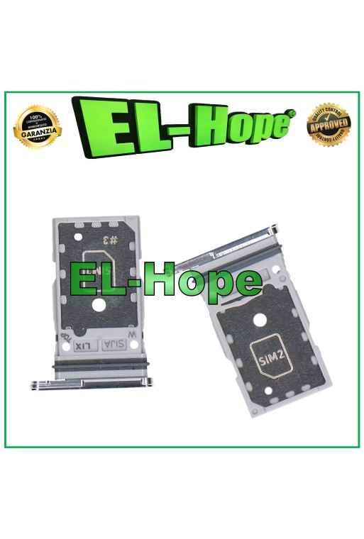 Dual-Nano-SIM-Kartenfach für Samsung Galaxy S22 Ultra SM-S908 Weiß