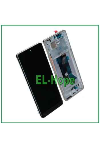 OLED-DISPLAY + RAHMEN FÜR XIAOMI POCO X7 5G 24095PCADG LCD TOUCH SILBERGLAS