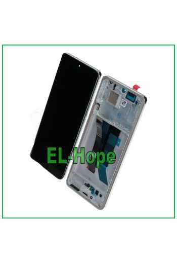 OLED-DISPLAY + RAHMEN FÜR XIAOMI POCO X7 5G 24095PCADG LCD TOUCH SILBERGLAS