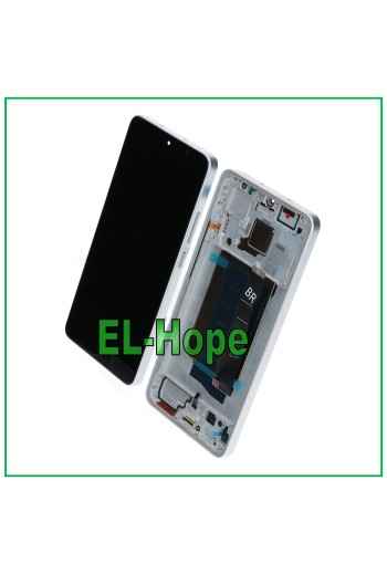 OLED-DISPLAY + RAHMEN FÜR XIAOMI POCO X7 PRO 5G 2412DPC0AI LCD TOUCH GLAS SILBER