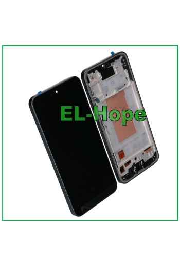 OLED LCD DISPLAY + RAHMEN FÜR SAMSUNG GALAXY A36 5G SM-A366 TOUCHSCREEN SCHWARZ