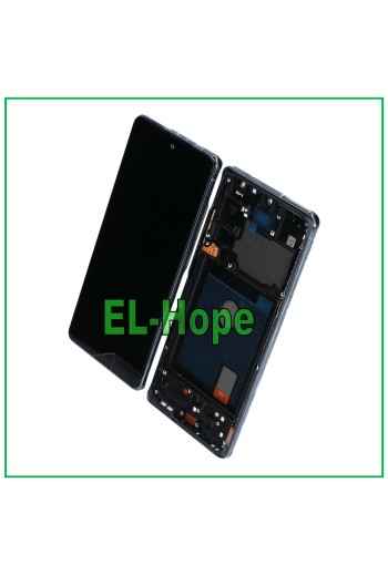 TFT LCD TOUCH DISPLAY + RAHMEN FÜR SAMSUNG GALAXY S20 FE SM G780F G781 MARINEBLAU