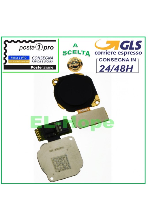 HOME-TASTE FINGERABDRUCK-ID-SENSOR HUAWEI P20 LITE ANE-LX1 SCHWARZ HOME-TASTE FINGERABDRUCK-ID-SENSOR HUAWEI P20 LITE ANE-LX1 SCHWARZ