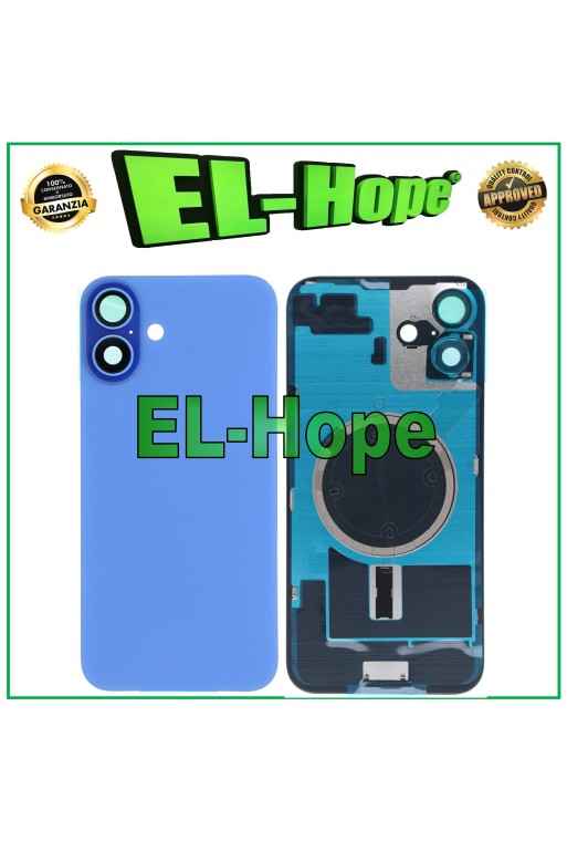 GLASHÜLLE RÜCKSEITE MAGSAFE FÜR IPHONE 16 PLUS ULTRAMARINE BLAU