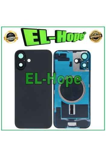 GLASHÜLLE RÜCKSEITE + MAGSAFE FÜR IPHONE 16 PLUS SCHWARZ