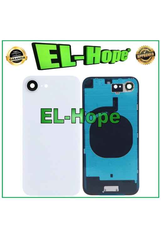 Glashulle Ruckseite fur Apple iPhone 16E WeiB