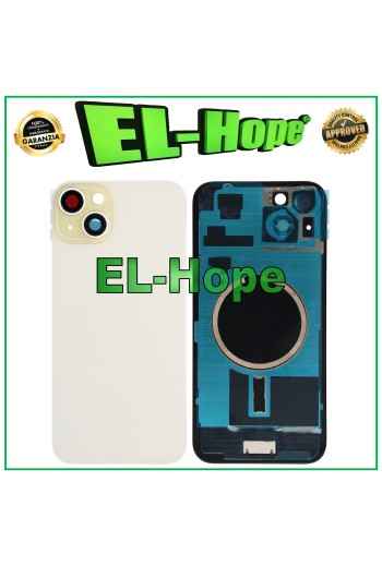 GLASHÜLLE BACKCOVER MAGSAFE FÜR APPLE IPHONE 15 PLUS GELB