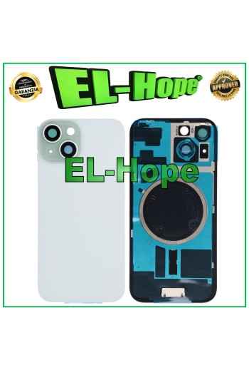 Glashulle Backcover + Magsafe fur iPhone 15 Grun