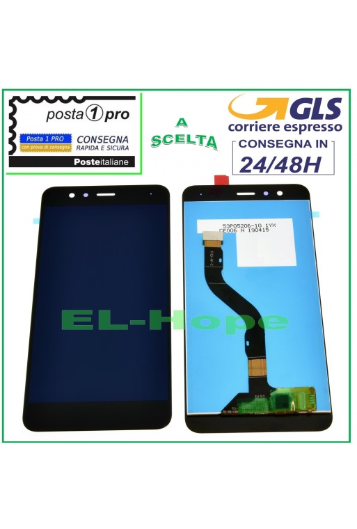 LCD-DISPLAY FÜR HUAWEI P10 LITE WAS-LX1 LX1A TOUCHSCREEN GLASBILDSCHIRM SCHWARZ