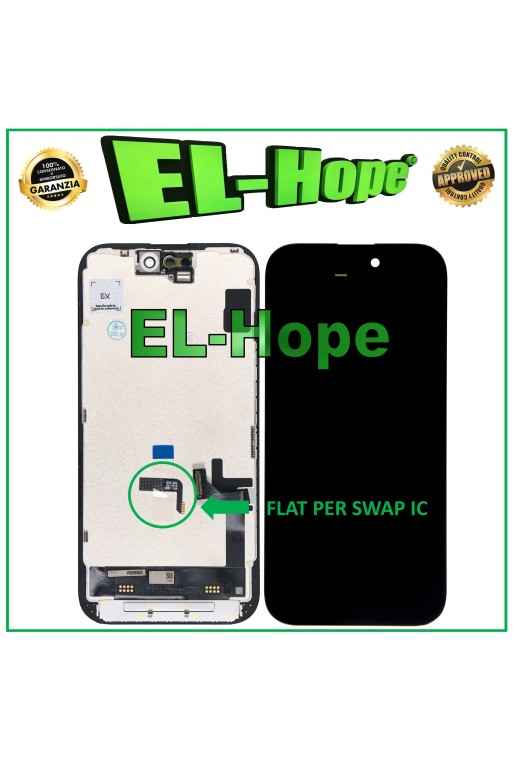 HARTES OLED-LCD-DISPLAY FÜR APPLE IPHONE 15 TOUCHSCREEN-GLAS GX ORIGINAL