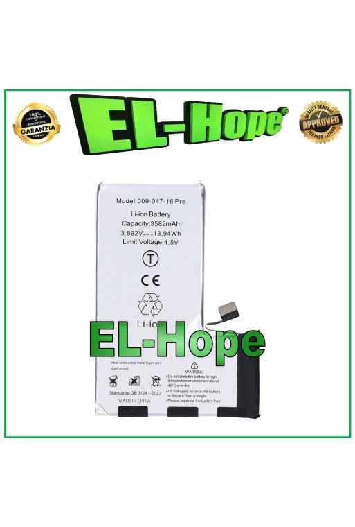 ERSATZAKKU FÜR IPHONE 16 PRO 3582 mAh 3,89 V