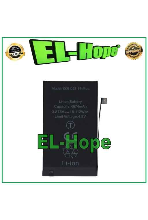 ERSATZAKKU FÜR IPHONE 16 PLUS 4674 mAh 3,87 V