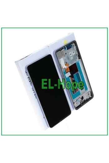 OLED-RAHMEN-TOUCH-LCD-DISPLAY ORIGINALSERVICE MOTOROLA MOTO G86 5G XT2527 LILA