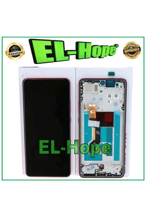 OLED-RAHMEN-TOUCH-LCD-DISPLAY ORIGINALSERVICE MOTOROLA MOTO G86 5G XT2527 ROT