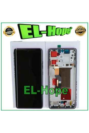 LCD-DISPLAY + ORIGINALRAHMEN SERVICE MOTOROLA MOTO EDGE 60 PRO XT2507 LILA