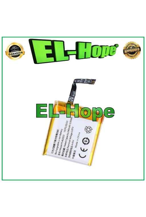 Akku PL462023 fur Smartwatch AMAZFIT GTS 3 42mm 240 mAh, entspricht dem Originalakku