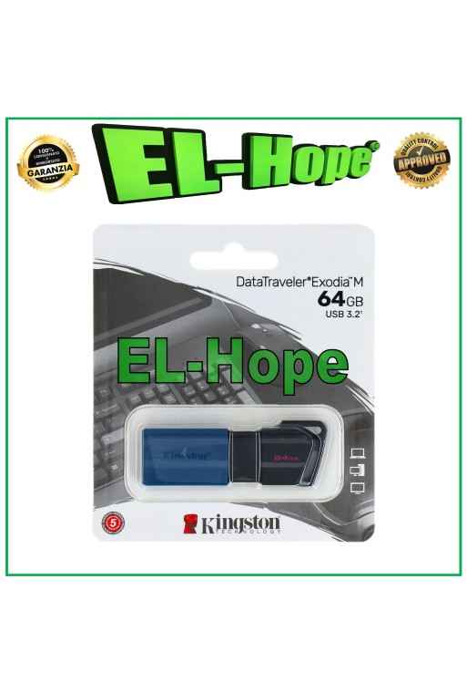 KINGSTON STICK 64 GB PENDRIVE DTX MEMORY STICK ORIGINAL USB 3.2 STICK