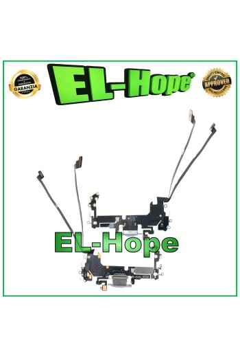 iPhone 17 Pro Ladeanschluss Mikrofon Antenne Dock Ladeanschluss Flach Silber