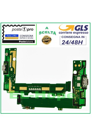 FLACHES FLEX-ANSCHLUSS-LADELEMENT MICRO-USB NOKIA LUMIA 540 + MIKROFON-DOCK-LADELEMENT