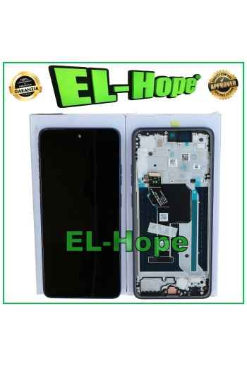 ORIGINAL MOTOROLA MOTO G56 XT2529 TOUCHSCREEN BLAUER LCD-DISPLAYRAHMEN SERVICE