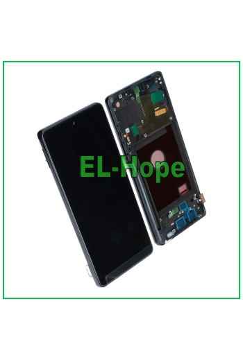 TFT-LCD-Rahmen-Touchscreen-Display fur Samsung Galaxy Note 10 Lite SM-N770, Schwarz