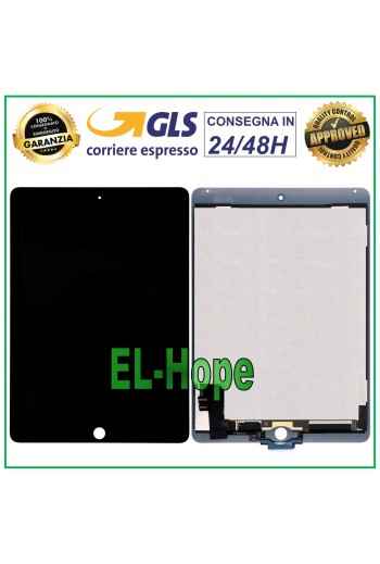 Touchscreen-LCD-Display für Apple iPad 6 Air 2 A1566 A1567, Schwarzglas